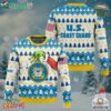 Grinch X Us Coast Guard Ugly Christmas Sweater Custom Name V2