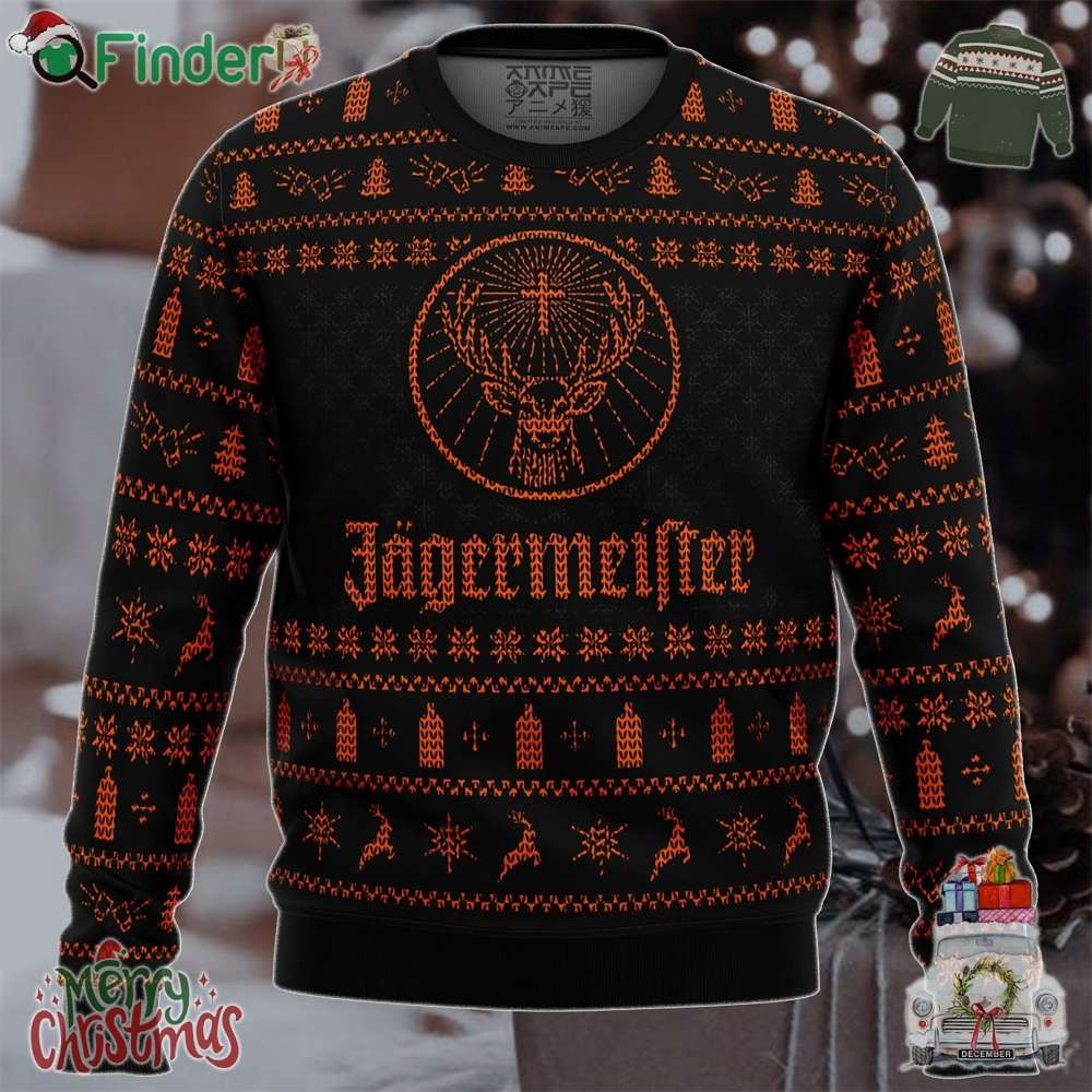 Jagermeister Ugly Christmas Sweater Jagermeister Ugly Christmas Sweater