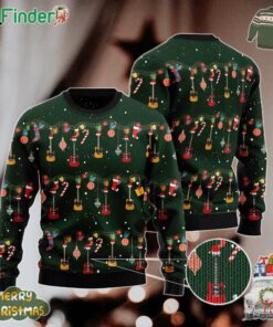 Electric Guitar Funny Ugly Sweater For Electric Guitar Lovers 3d Gift Idea