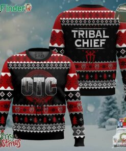 Otc Roman Reigns Wwe Tribal Chief Ugly Christmas Sweater