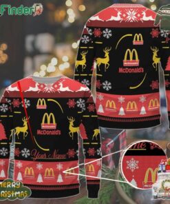 Personalized Mcdonalds Ugly Christmas Sweater