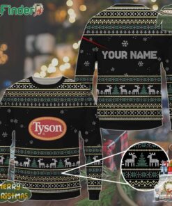 Personalized Tyson Foods Funny Logo Ugly Christmas Sweater Gift Men