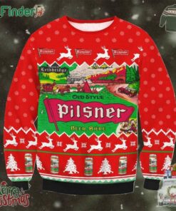 Old Style Pilsner Beer Biere Ugly Christmas Sweater
