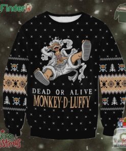 One Piece Dead Or Alive Monkey D Luffy Ugly Christmas Sweater