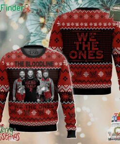 We The Ones The Bloodline Wwe Ugly Christmas Sweater