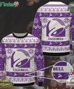Taco Bell Ugly Sweater Christmas Gift Ideas Purple