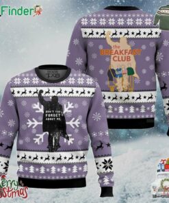 The Breakfast Club Don't You Forgat About Me Christmas Ugly Sweater