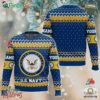 Us Navy Ugly Christmas Sweater Custom Name
