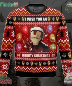 Ironman I Wish You A Infinity Christmas I Love You 3000 Ugly Sweater