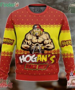 Hogans Beach Shop Hulk Hogan Wwe Ugly Christmas Sweater For Lovers