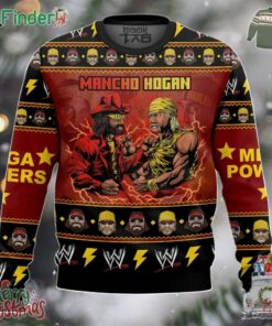 Mancho Hogan Macho Man And Hulk Hogan Ugly Sweater