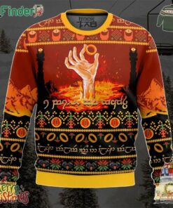 Ill Be Back Lord Of The Ring Ugly Sweater Christmas Party