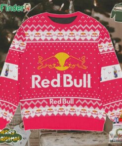 Red Bull Beer Ugly Christmas Sweater Gift For Christmas