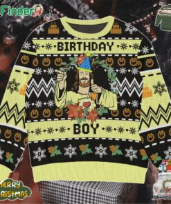 Jesus Birthday Boy Christmas Ugly Sweater Gift For Xmas