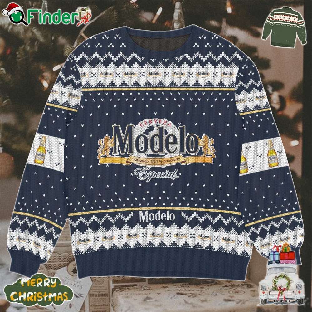 Cerveza Modelo Especial Beer 1925 Ugly Christmas Sweater Gift For Christmas Cerveza Modelo Especial Beer 1925 Ugly Christmas Sweater Gift For Christmas