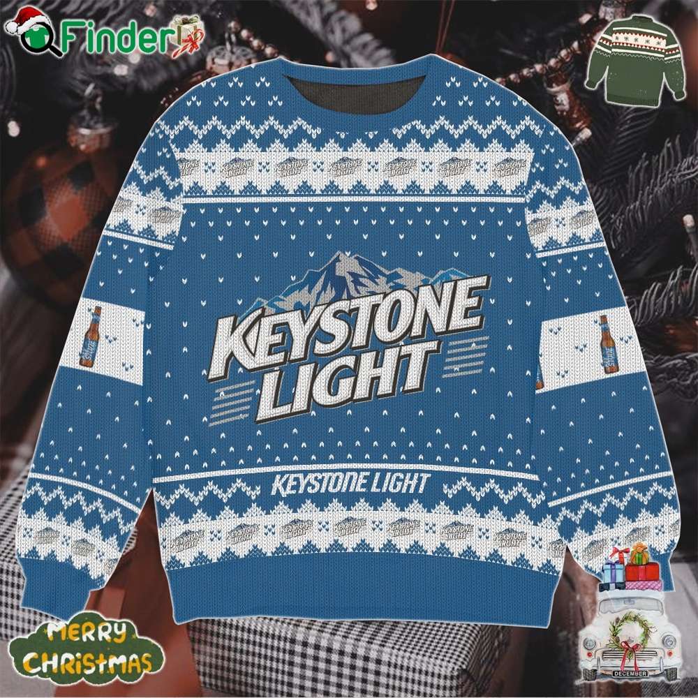 Keystone Light Beer Ugly Christmas Sweater Gift For Xmas Keystone Light Beer Ugly Christmas Sweater Gift For Xmas
