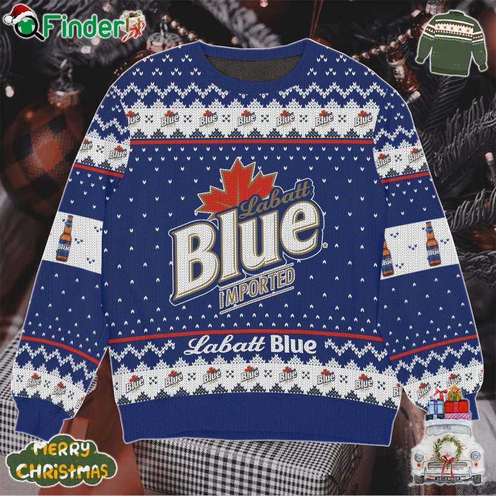 Labatt Blue Beer Christmas Ugly Christmas Labatt Blue Beer Christmas Ugly Christmas