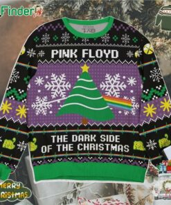 The Dark Side Of The Christmas Pink Floyd Ugly Sweater For Men For Women