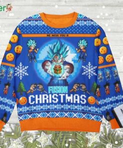 Dragonball Vegito Fusion Christmas Ugly Sweater Gift For Xmas