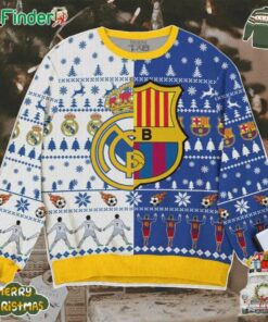 El Clasico Barcelona Real Madrid Ugly Sweater For Fans