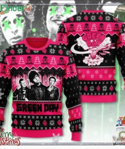Green Day Band 3d Christmas Ugly Sweater