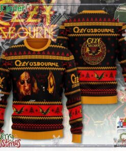 Black Sabbath X Ozzy Osbourne 3d Ugly Sweater
