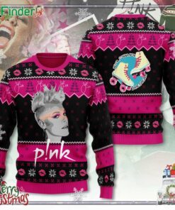 Pink Merry Christmas 3d Ugly Sweater Gift For Fans