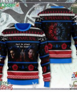 Supernatural Don't Be Afraid Of The Dark 3d Ugly Sweater Gift For Christmas