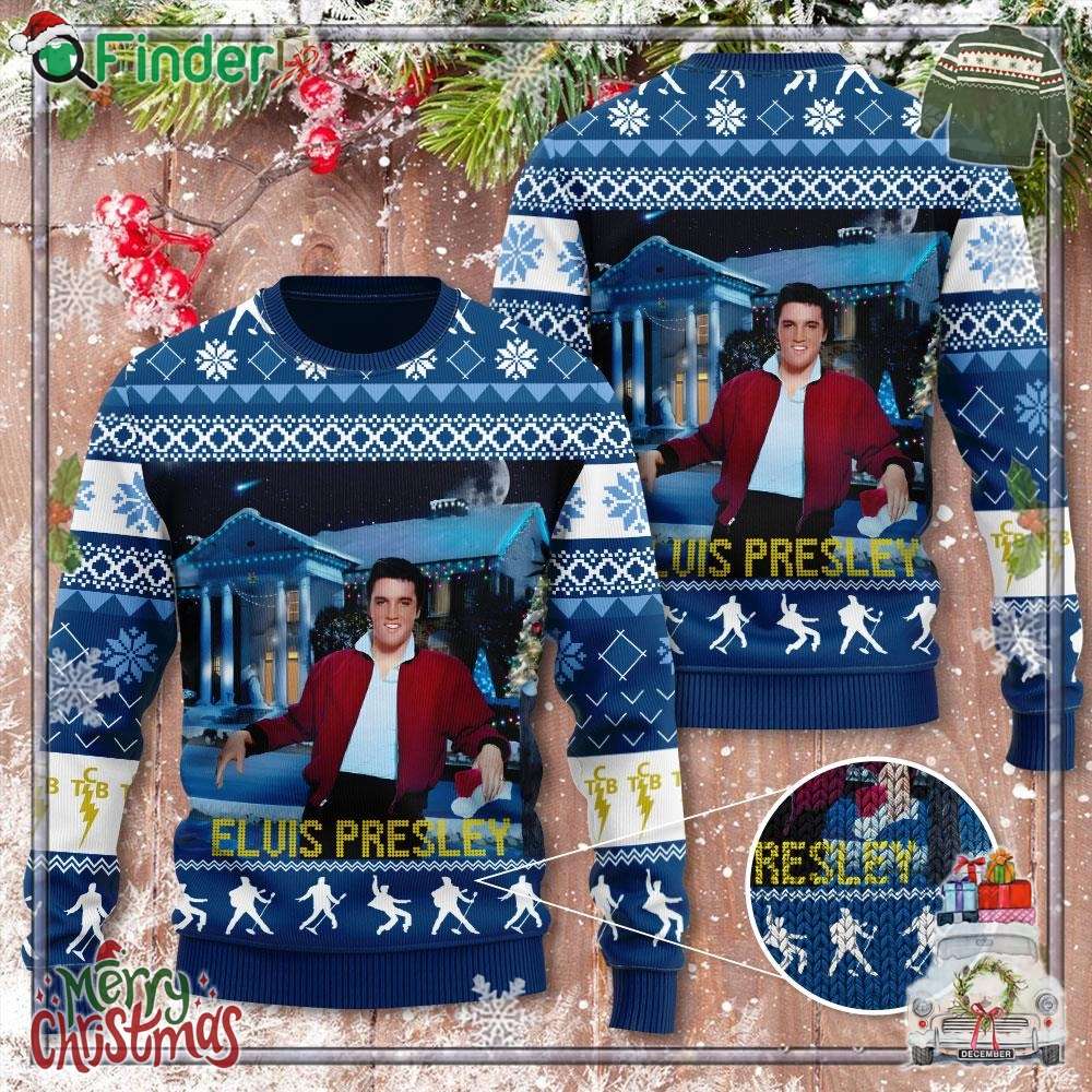 Elvis Presley 3d Ugly Sweater For Men For Women Elvis Presley 3d Ugly Sweater For Men For Women