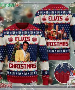 Elvis Presley Christmas 3d Ugly Sweater For Men For Women
