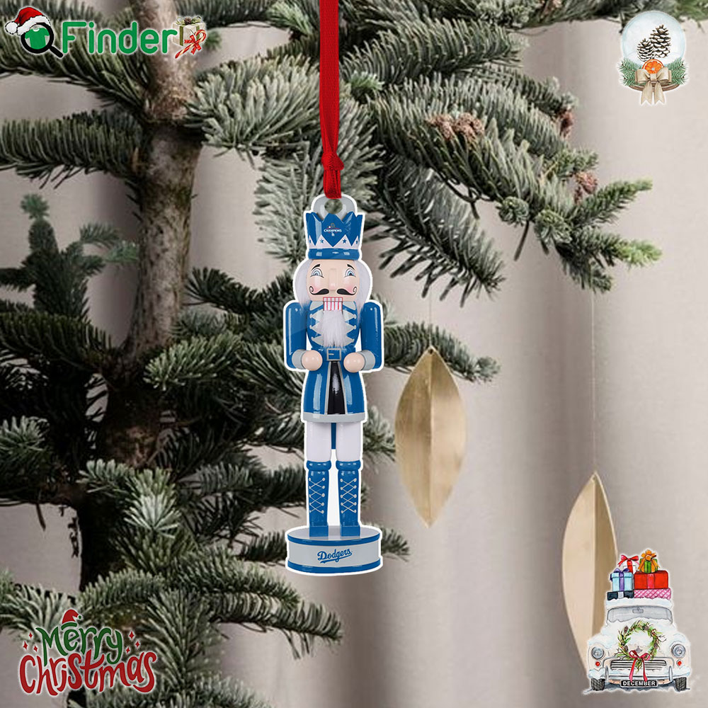 Los Angeles Dodgers 2024 World Series Champions Holiday Nutcracker Christmas Tree Ornament Los Angeles Dodgers 2024 World Series Champions Holiday Nutcracker Christmas Tree Ornament