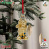 Los Angeles Dodgers 2024 World Series Champions Gold Plated Gnome Christmas Tree Ornament