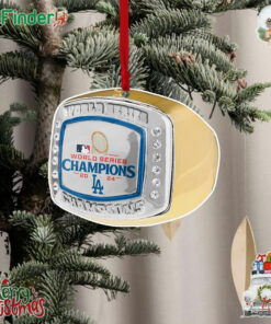 Los Angeles Dodgers 2024 World Series Champions Ring Ornament