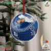 Freddie Freeman Los Angeles Dodgers 2024 World Series Champions Baseball Christmas Tree Ornament