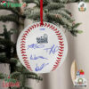 Los Angeles Dodgers Autographed 2024 World Series Champions Baseball 7 Signatures Ornament