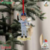 Los Angeles Dodgers Shohei Ohtani Foco 2024 World Series Champions Version 2 Fanatics Exclusive 8 Christmas Tree Ornament