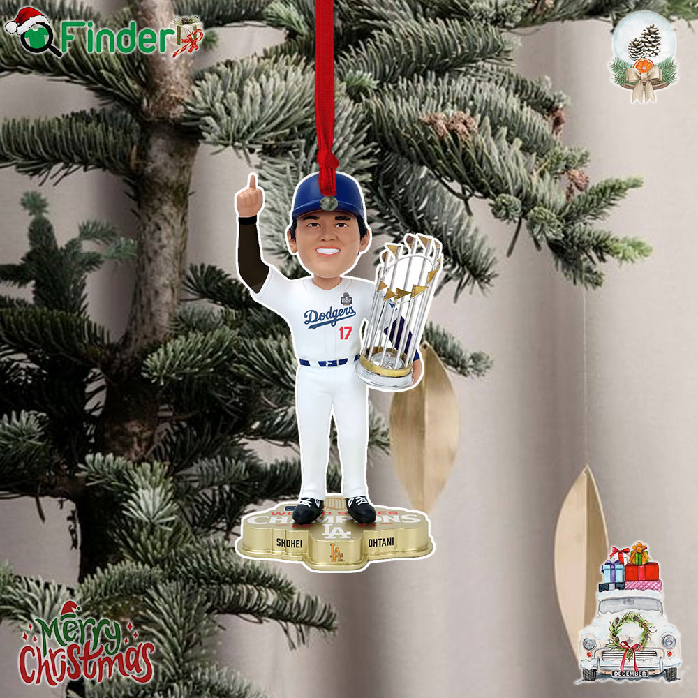 Los Angeles Dodgers Shohei Ohtani Foco 2024 World Series Champions Fanatics Exclusive 8 Christmas Tree Ornament Los Angeles Dodgers Shohei Ohtani Foco 2024 World Series Champions Fanatics Exclusive 8 Christmas Tree Ornament