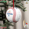 Los Angeles Dodgers Signature 2024 World Series Champions Baseball Ornament