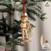 The Shohei Ohtani And Decoy Gold Christmas Tree Ornament
