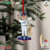 Will Smith Los Angeles Dodgers 2024 World Series Champions Christmas Tree Ornament