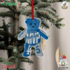 Freddie Freeman Los Angeles Dodgers 2024 World Series Champions Mvp Embroidered Bear Christmas Tree Ornament