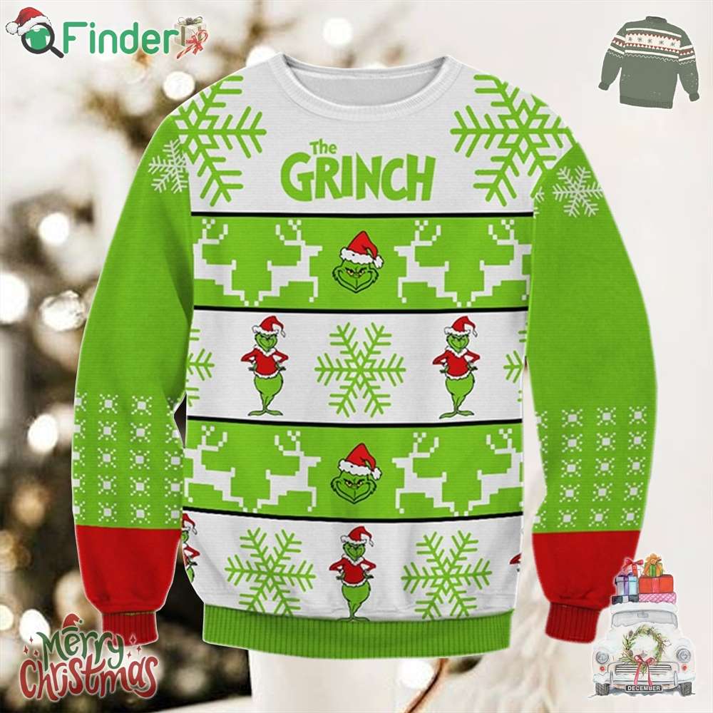 The Grinch 2024 Ugly Christmas Sweater For Men For Women The Grinch 2024 Ugly Christmas Sweater For Men For Women