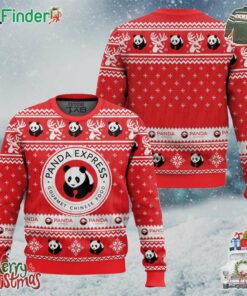 Panda Express Gourmet Chinese Food Ugly Christmas Sweater For Men For Women