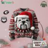 Georgia Bulldogs Christmas Time Celebration Personalized Ugly Sweater