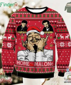 Home Malone Post Malone Merry Christmas 2024 Ugly Sweaters