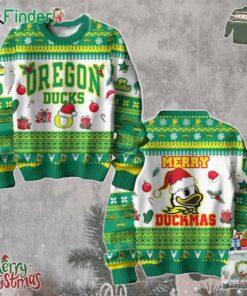 Oregon Ducks Football Merry Christmas Duckmas Ugly Sweater