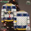2024 Republican Election Celebration Trump We Won Christmas Holiday Gift Ugly Christmas Sweater