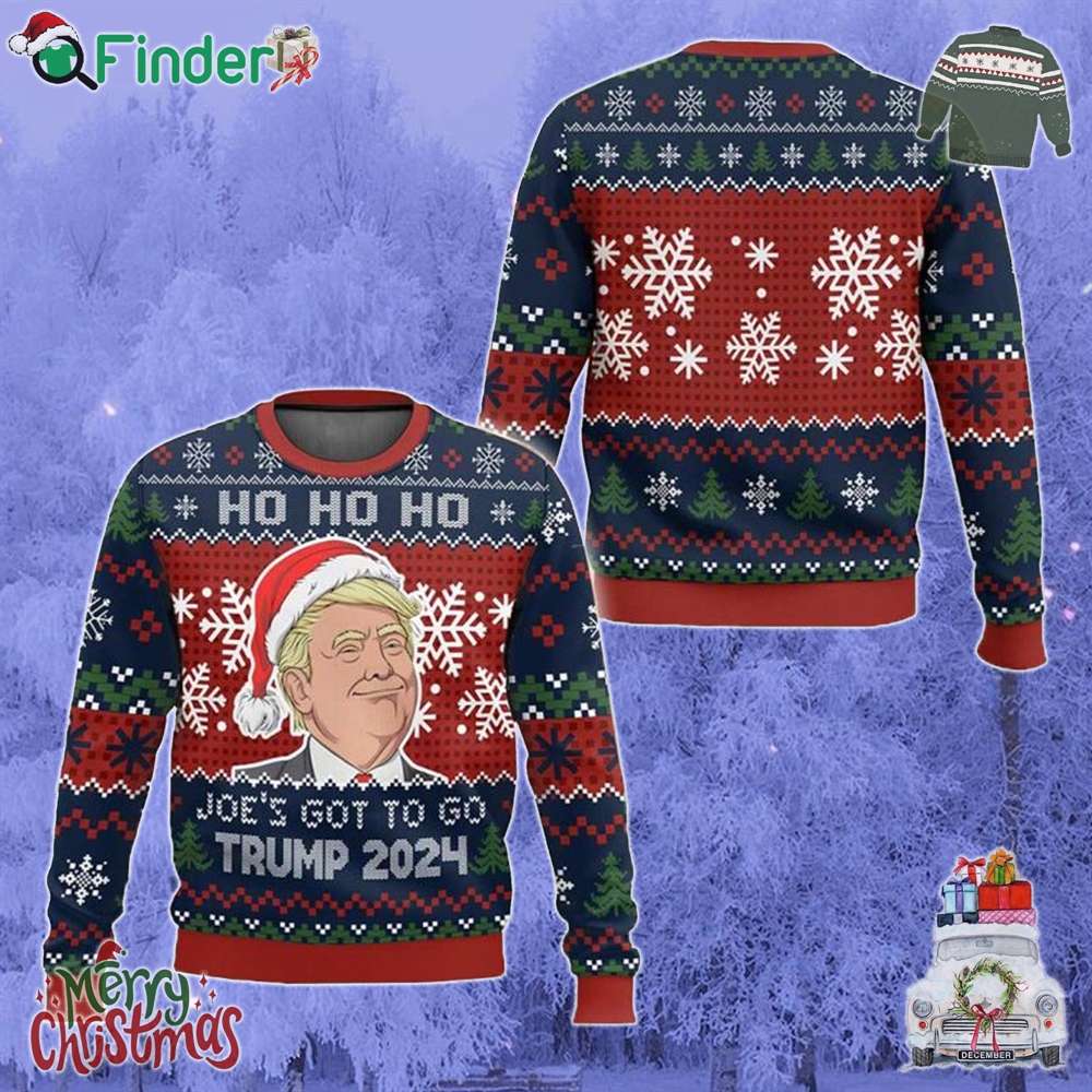 Ho Ho Ho Joes Got To Go Trump 2024 Christmas Holiday Gift Ugly Christmas Sweater Ho Ho Ho Joes Got To Go Trump 2024 Christmas Holiday Gift Ugly Christmas Sweater