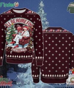 Trump Won 2024 Trump Ill Be Home For Christmas Holiday Gift Ugly Christmas Sweater