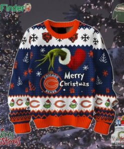 Chicago Bears 2024 Football Fan Merry Christmas Ugly Sweater
